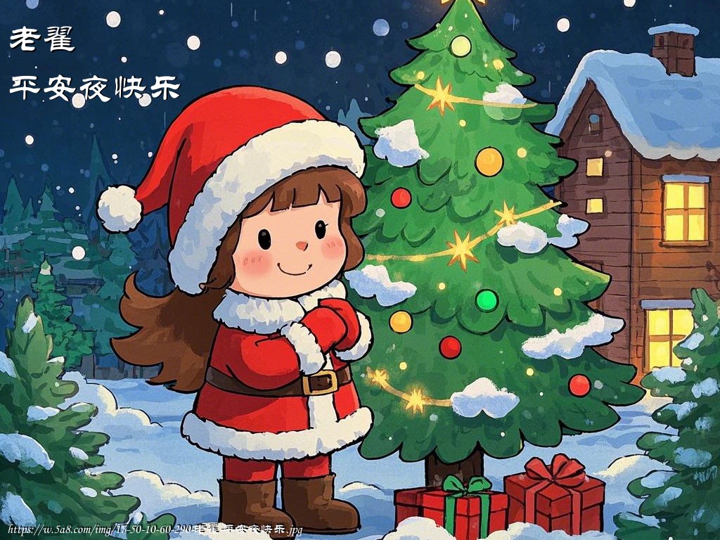 老翟平安夜快乐搞笑图片