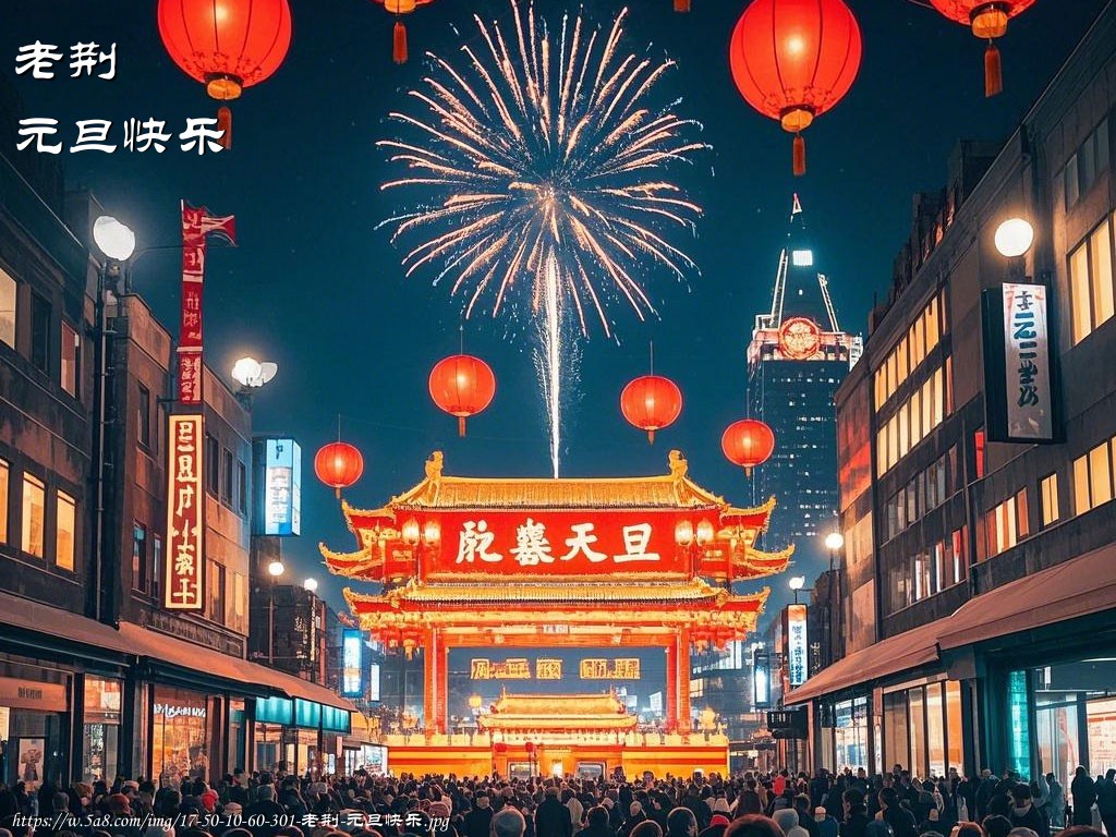 老荆元旦快乐搞笑图片