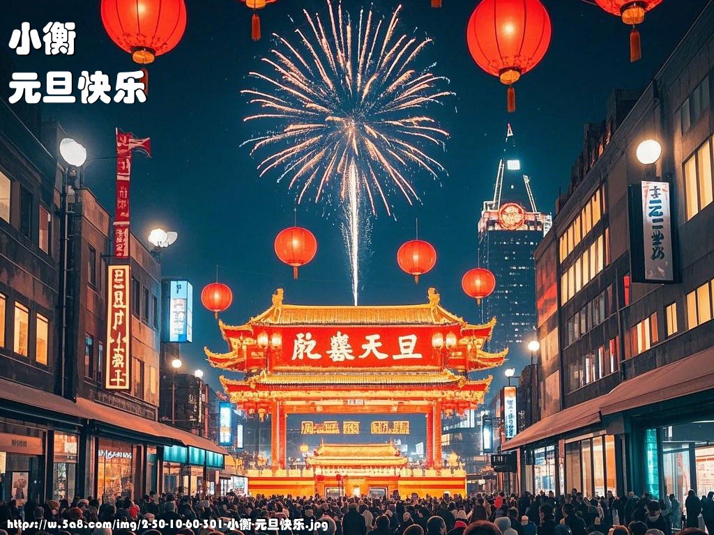 小衡元旦快乐搞笑图片