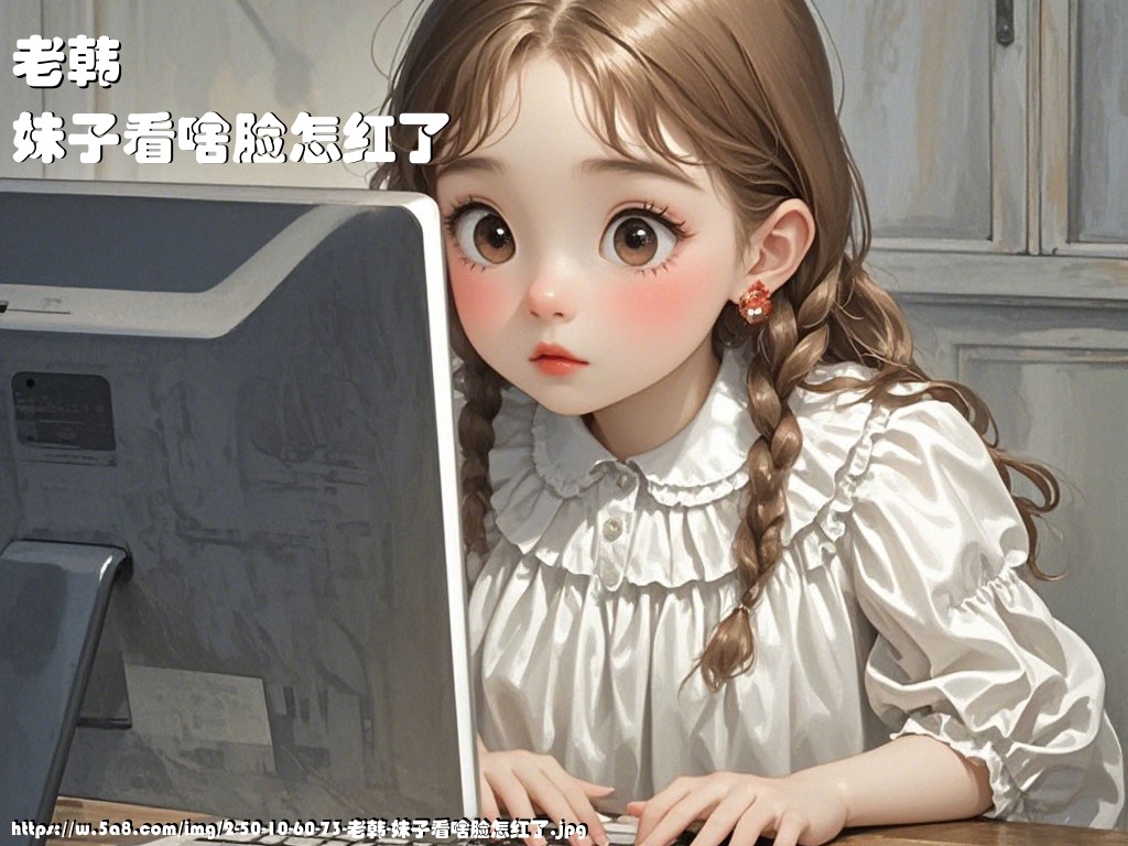 老韩妹子看啥脸怎红了搞笑图片