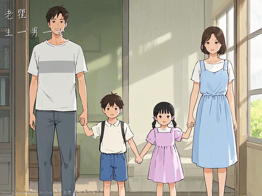 老瞿生一男一女搞笑图片