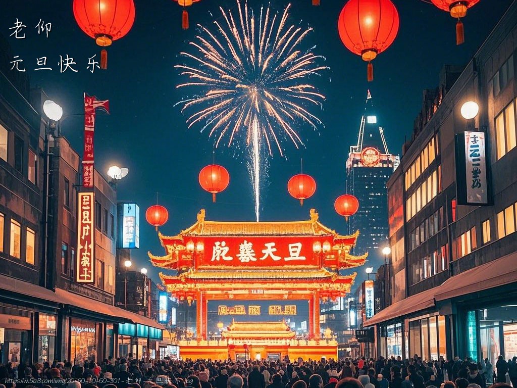 老仰元旦快乐搞笑图片
