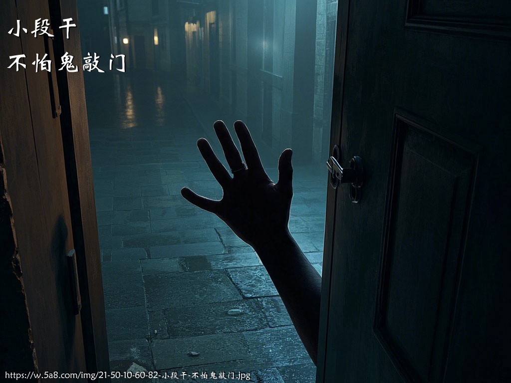 小段干不怕鬼敲门搞笑图片