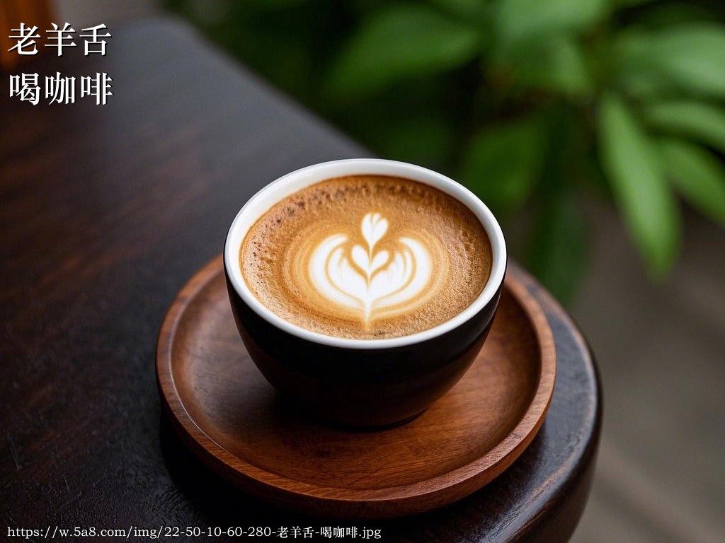 老羊舌喝咖啡搞笑图片