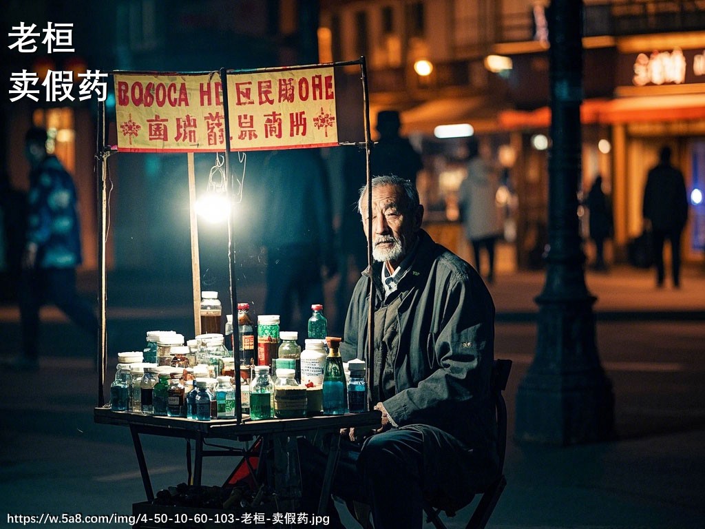 老桓卖假药搞笑图片