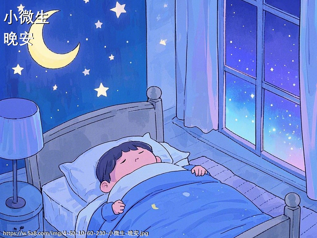 小微生晚安搞笑图片