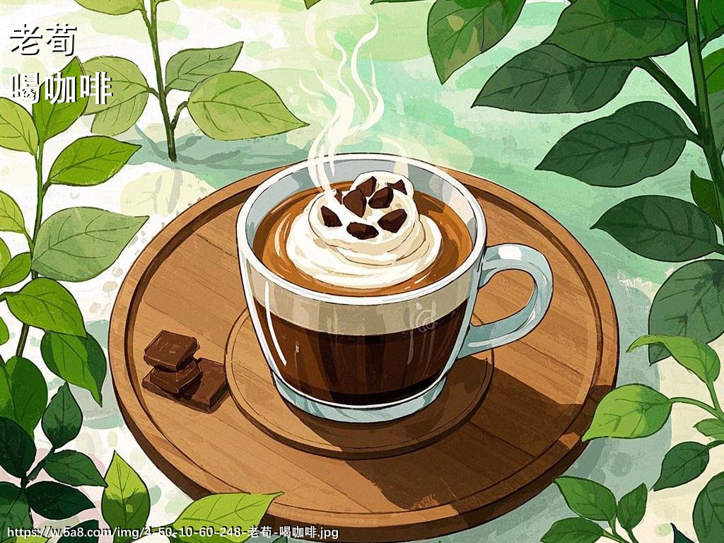 老荀喝咖啡搞笑图片