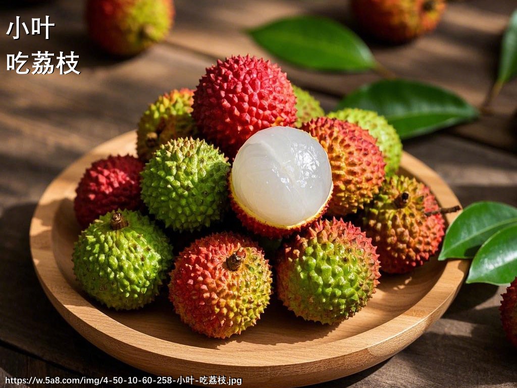 小叶吃荔枝搞笑图片