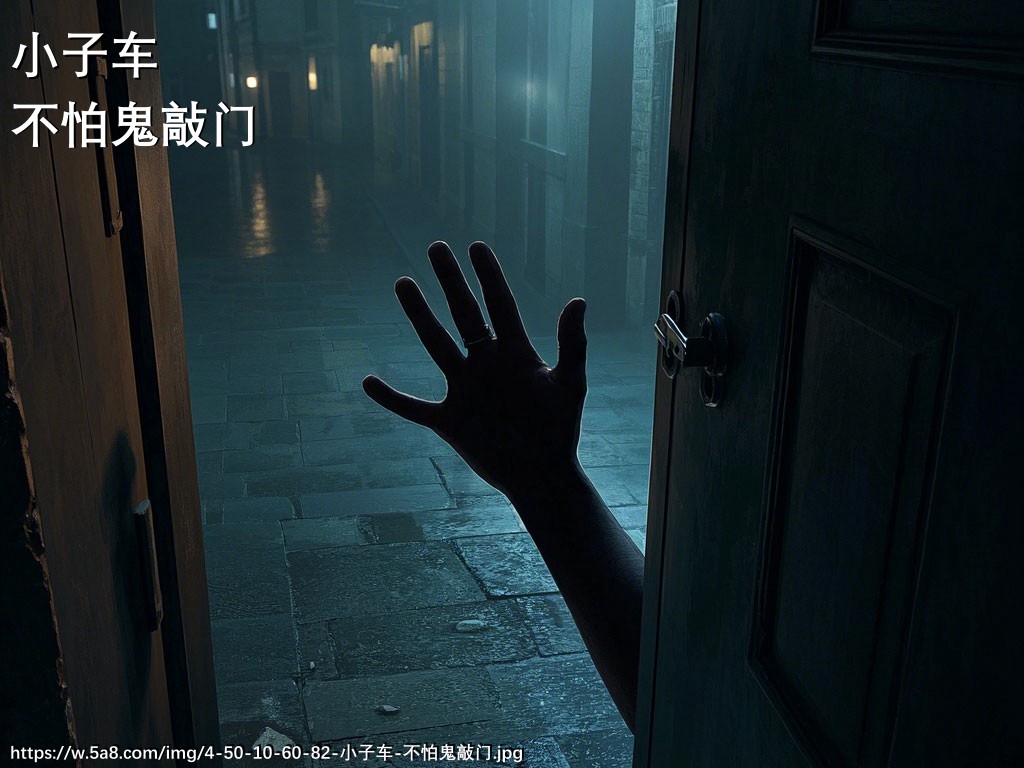 小子车不怕鬼敲门搞笑图片