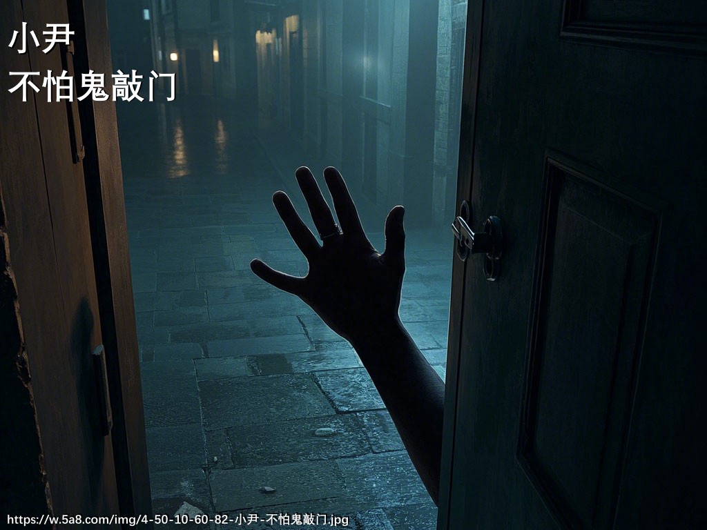 小尹不怕鬼敲门搞笑图片