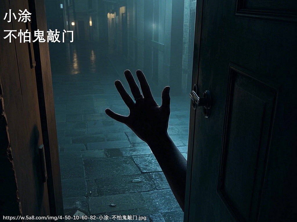 小涂不怕鬼敲门搞笑图片