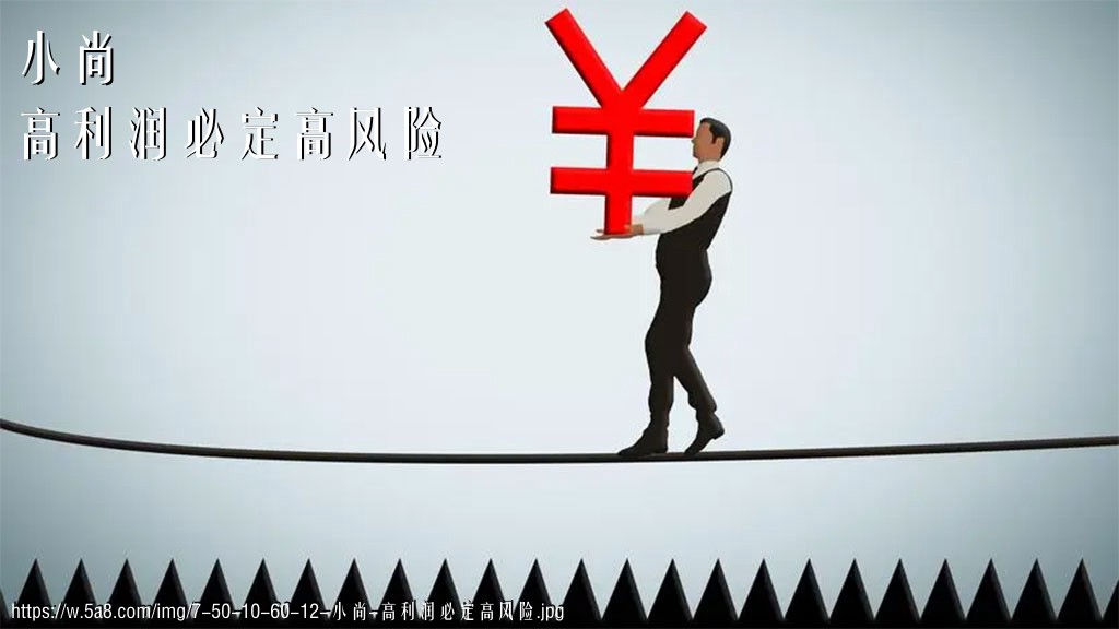 小尚高利润必定高风险搞笑图片