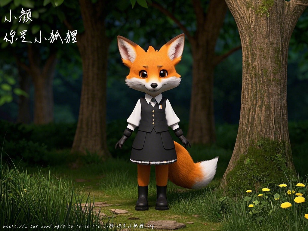 小颜你是小狐狸搞笑图片