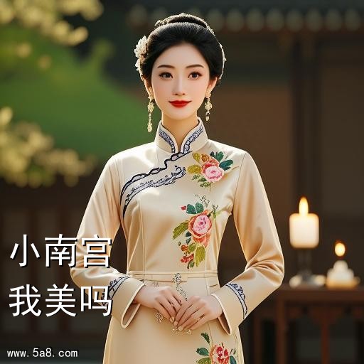 我美吗小南宫搞笑图片