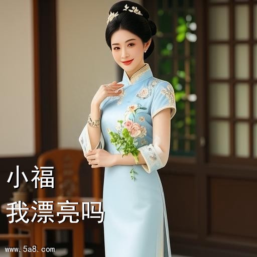 我漂亮吗小福搞笑图片