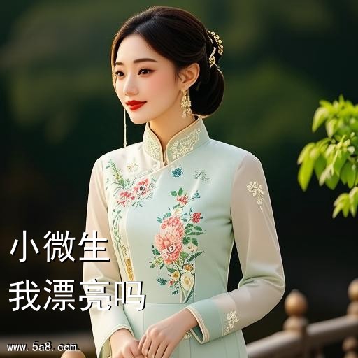 我漂亮吗小微生搞笑图片