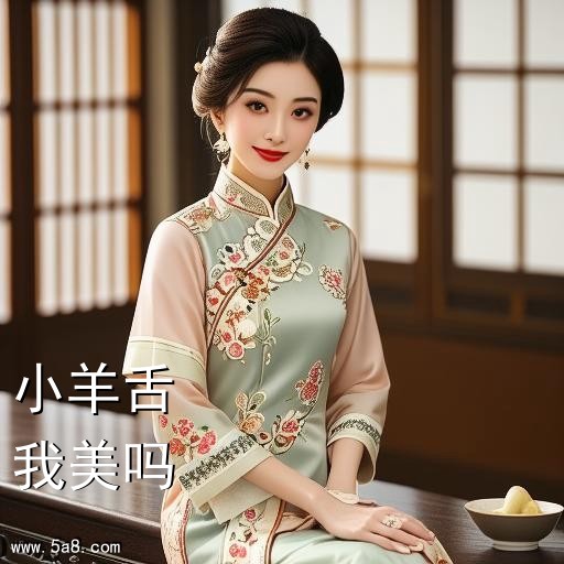 我美吗小羊舌搞笑图片