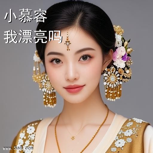 我漂亮吗小慕容搞笑图片