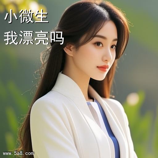 我漂亮吗小微生搞笑图片