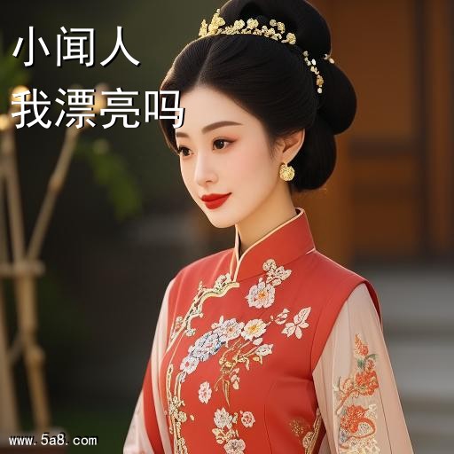 我漂亮吗小闻人搞笑图片