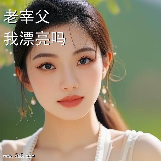 我漂亮吗老宰父搞笑图片