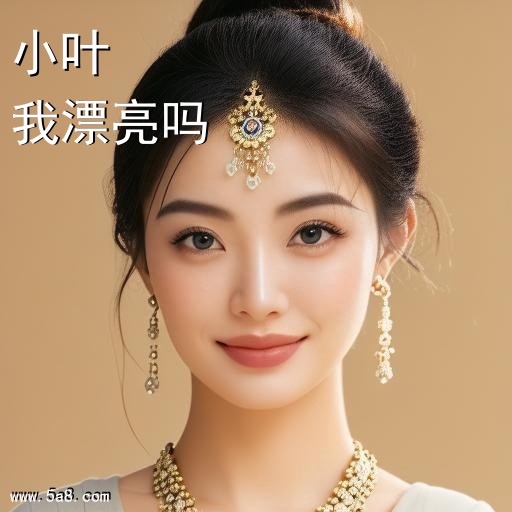我漂亮吗小叶搞笑图片
