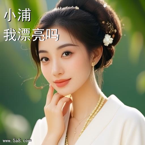 我漂亮吗小浦搞笑图片