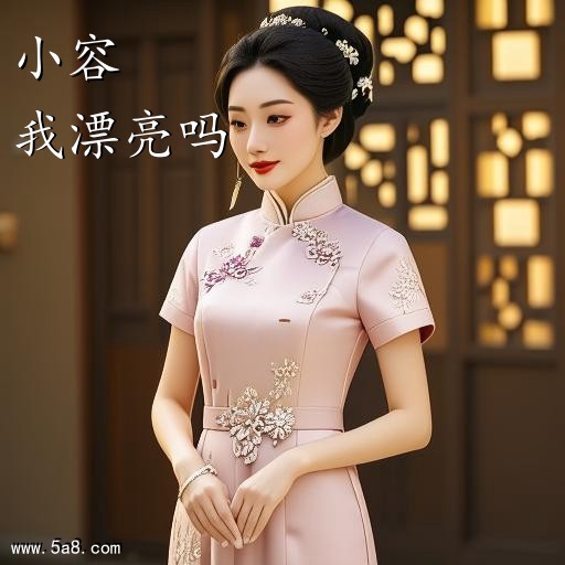我漂亮吗小容搞笑图片