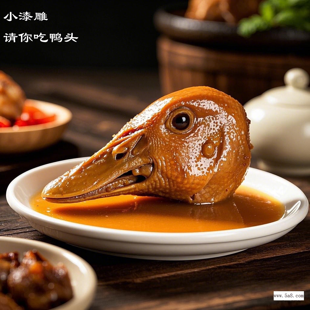 请你吃鸭头小漆雕搞笑图片