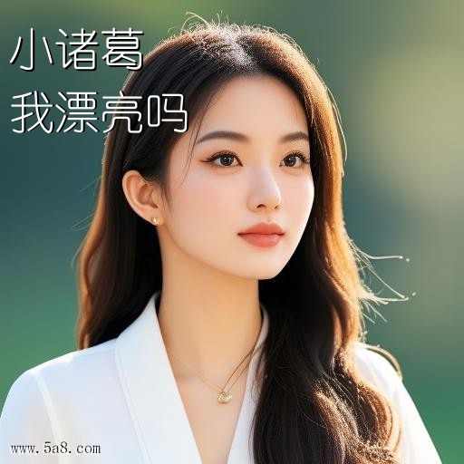我漂亮吗小诸葛搞笑图片