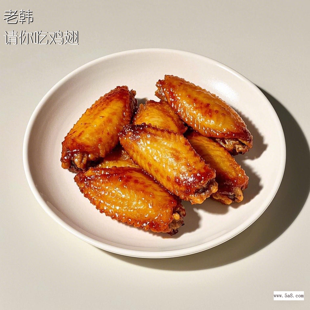 请你吃鸡翅老韩搞笑图片