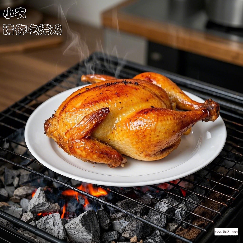 请你吃烤鸡小农搞笑图片
