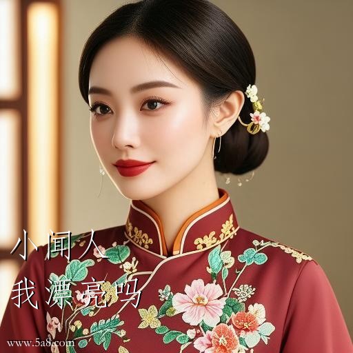 我漂亮吗小闻人搞笑图片
