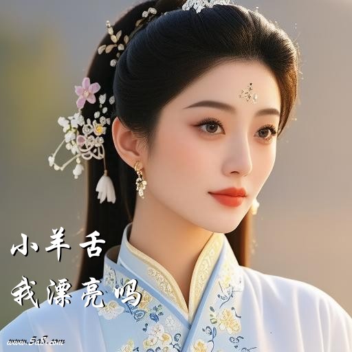 我漂亮吗小羊舌搞笑图片