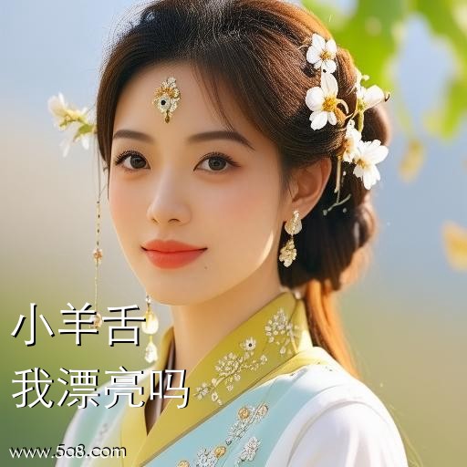 我漂亮吗小羊舌搞笑图片