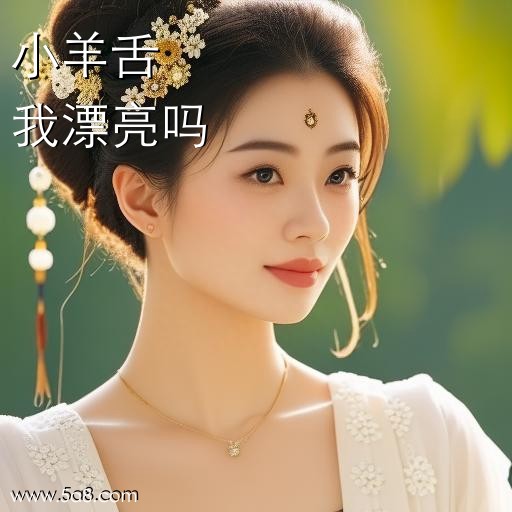 我漂亮吗小羊舌搞笑图片