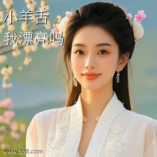 我漂亮吗小羊舌搞笑图片
