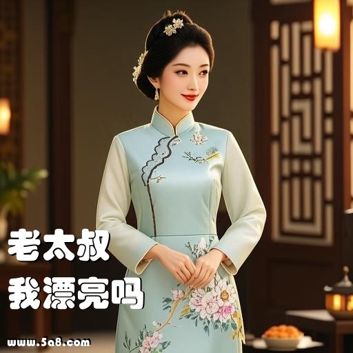 我漂亮吗老太叔搞笑图片