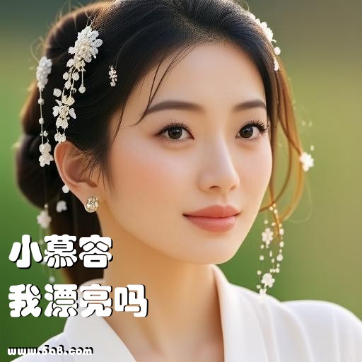我漂亮吗小慕容搞笑图片