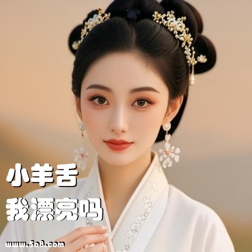我漂亮吗小羊舌搞笑图片