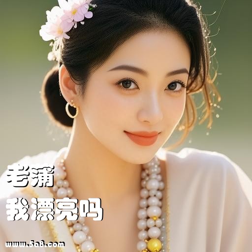 我漂亮吗老蒲搞笑图片