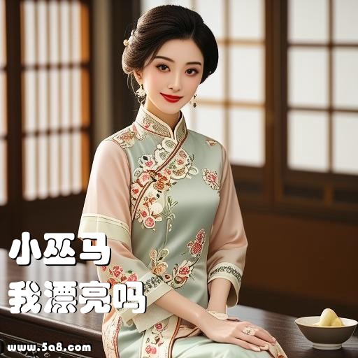 我漂亮吗小巫马搞笑图片