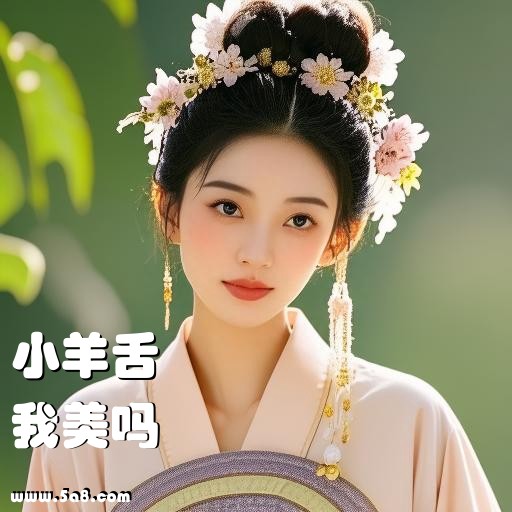 我美吗小羊舌搞笑图片