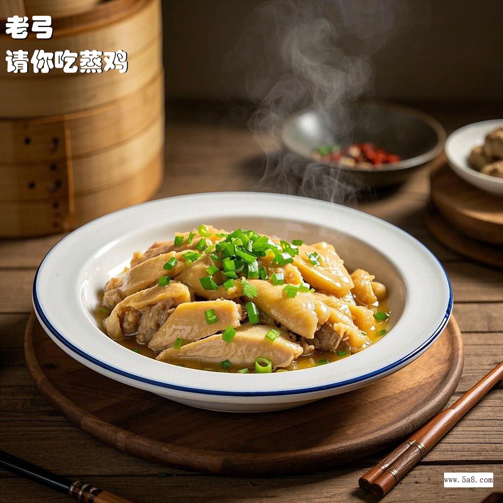 请你吃蒸鸡老弓搞笑图片