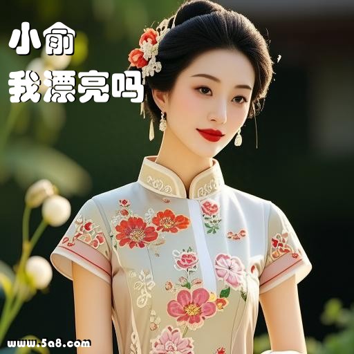 我漂亮吗小俞搞笑图片