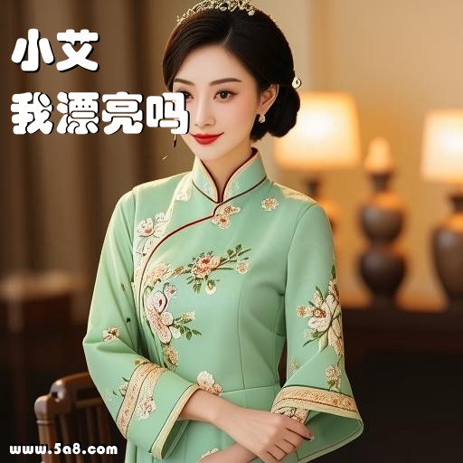 我漂亮吗小艾搞笑图片