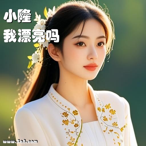 我漂亮吗小隆搞笑图片