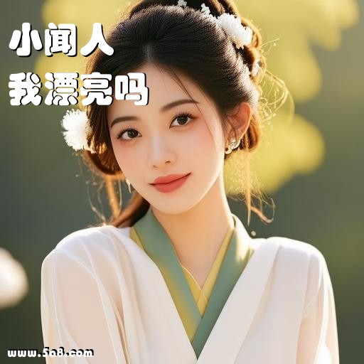 我漂亮吗小闻人搞笑图片