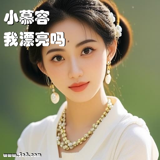 我漂亮吗小慕容搞笑图片
