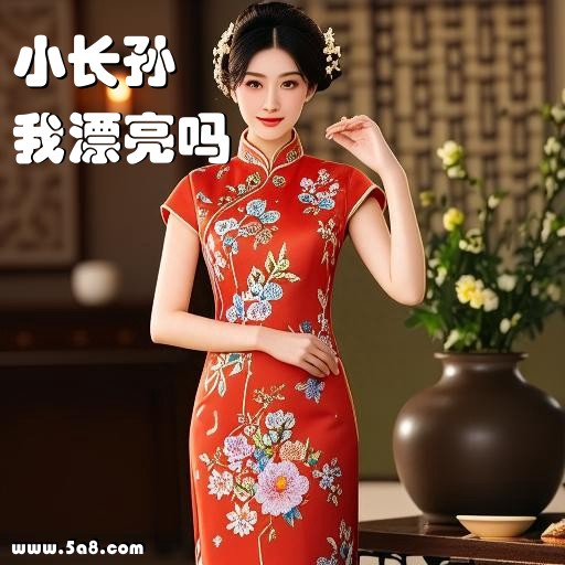 我漂亮吗小长孙搞笑图片